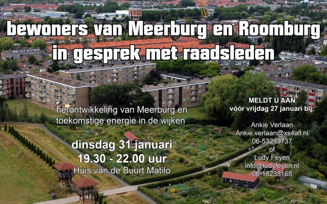 Bewonersgesprek Meerburg Roomburg