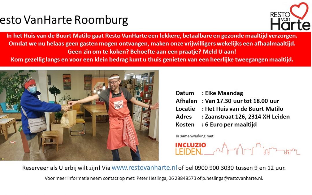 Resto VanHarte in Huis van de Buurt