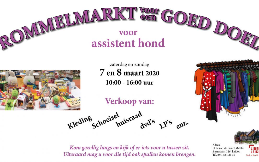 Rommelmarkt voor een goed doel