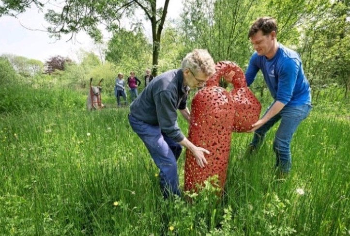 Kunst in de heemtuin