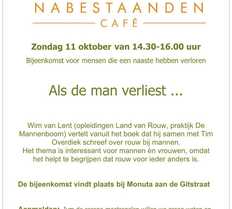 Nabestaanden café oktober 2020