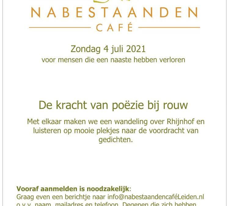 Nabestaanden café juli 2021